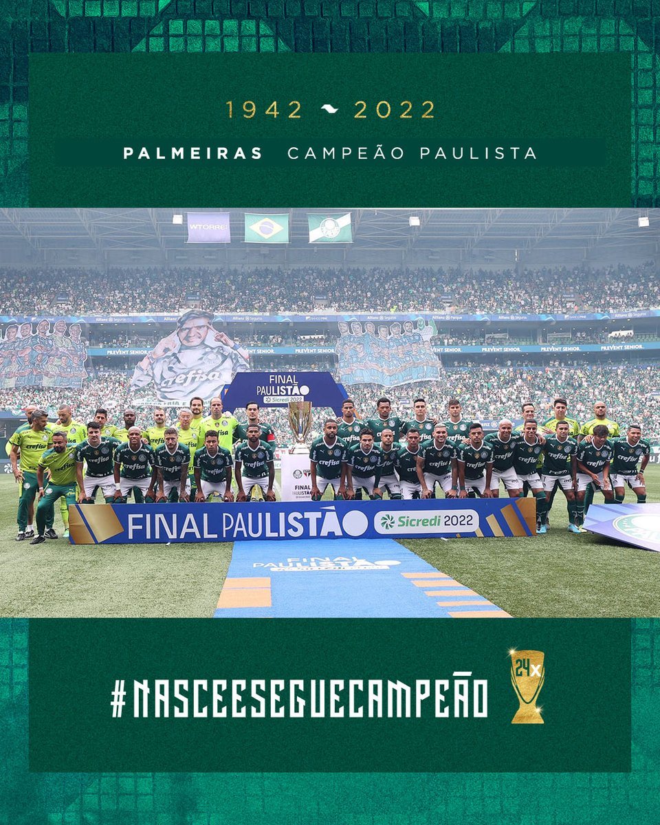 Palmeiras reage, goleia o São Paulo e conquista o Campeonato Paulista