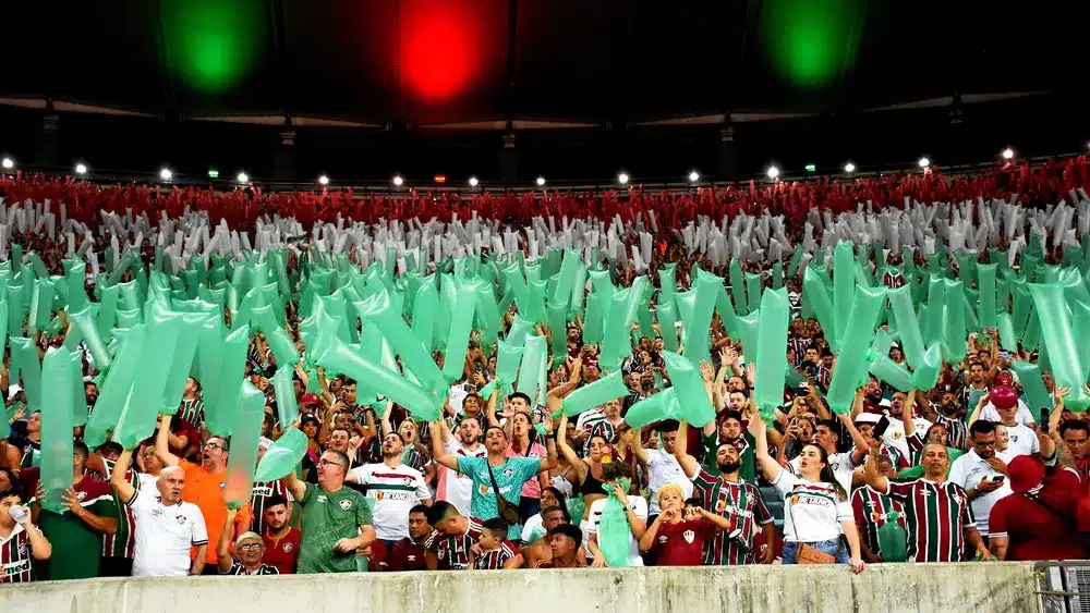Torcida do Fluminense na arquibancada do Maracanã — Foto: Mailson Santana/Fluminense