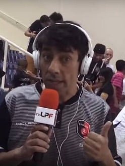 Hézyo Sadu, repórter, comentarista e colunista da Sintonia Esportiva e Liga Paulista de Futsal.