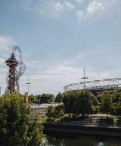 Estádio de Londres antes da partida. 