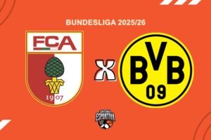 Augsburg x Borussia Dortmund pela Bundesliga 2025/26. Divulgação / Sintonia Esportiva