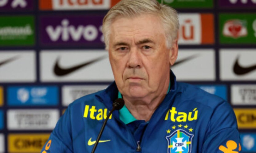 Carlo Ancelotti, treinador do Brasil, em entrevista para CBF