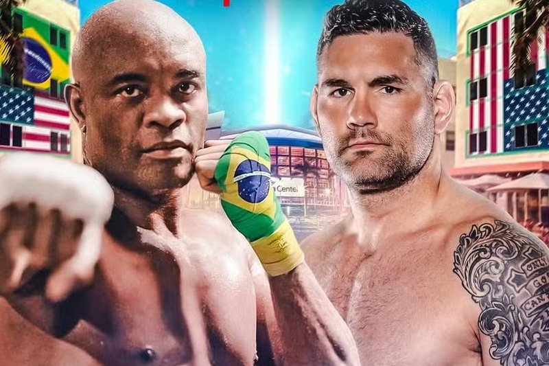 Poster de Anderson Silva x Chris Weidman