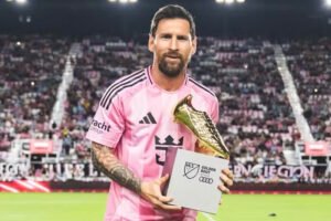 Lionel Messi é chuteira de ouro, artilheiro da MLS em 2025