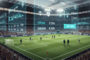 Apostas esportivas em futebol. Imagem: IA Gemini