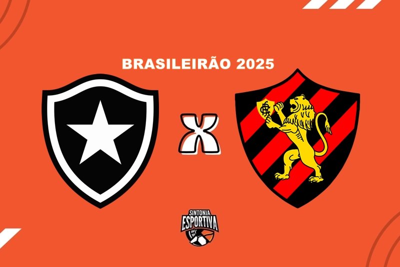 Botafogo x Sport pelo Brasileirão. Divulgação / Sintonia Esportiva