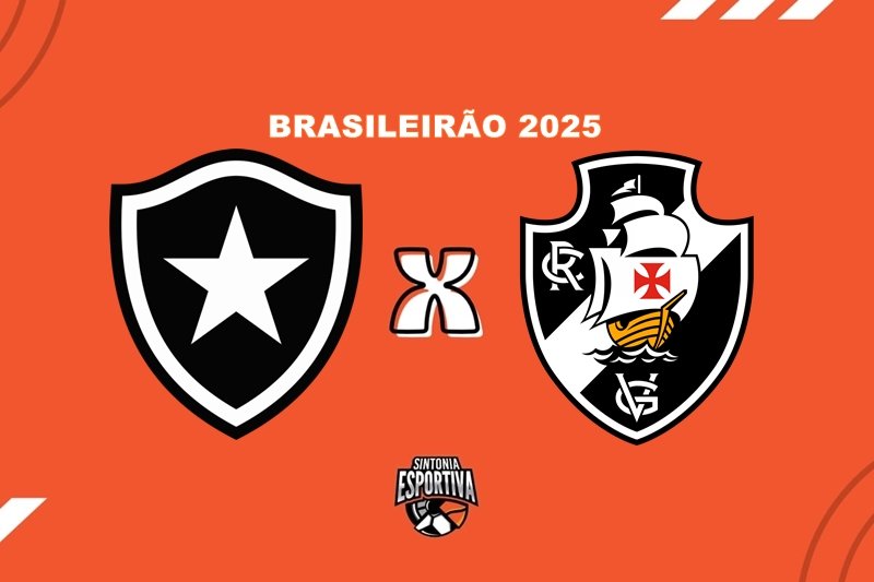 Botafogo x Vasco pelo Brasileirão. Divulgação / Sintonia Esportiva