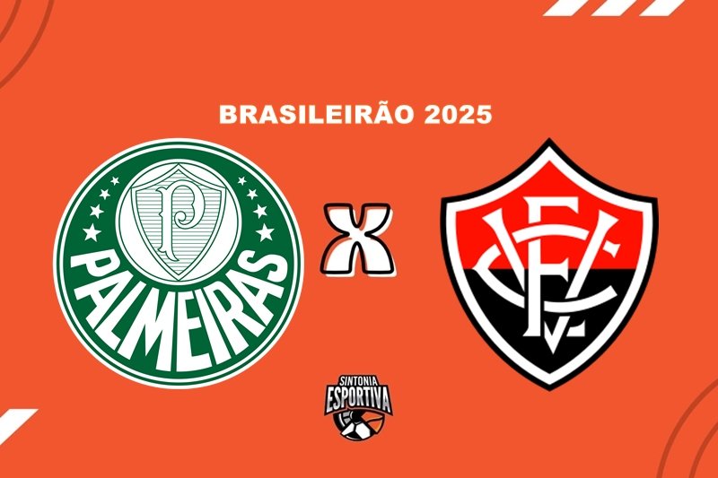 Palmeiras x Vitória pelo Brasileirão. Divulgação / Sintonia Esportiva