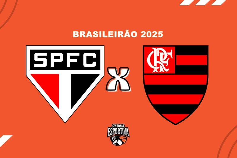 São Paulo x Flamengo pelo Brasileirão. Divulgação / Sintonia Esportiva