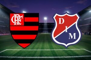 Flamengo x Independiente Medellin pela Conmebol Libertadores. Imagem: Divulgação / Sintonia Esportiva