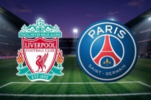 Liverpool x PSG pela UEFA Champions League. Imagem: Divulgação / Sintonia Esportiva