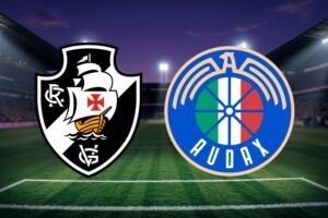 Vasco x Audax Italiano pela Conmebol Sudamericana. Imagem: Divulgação / Sintonia Esportiva